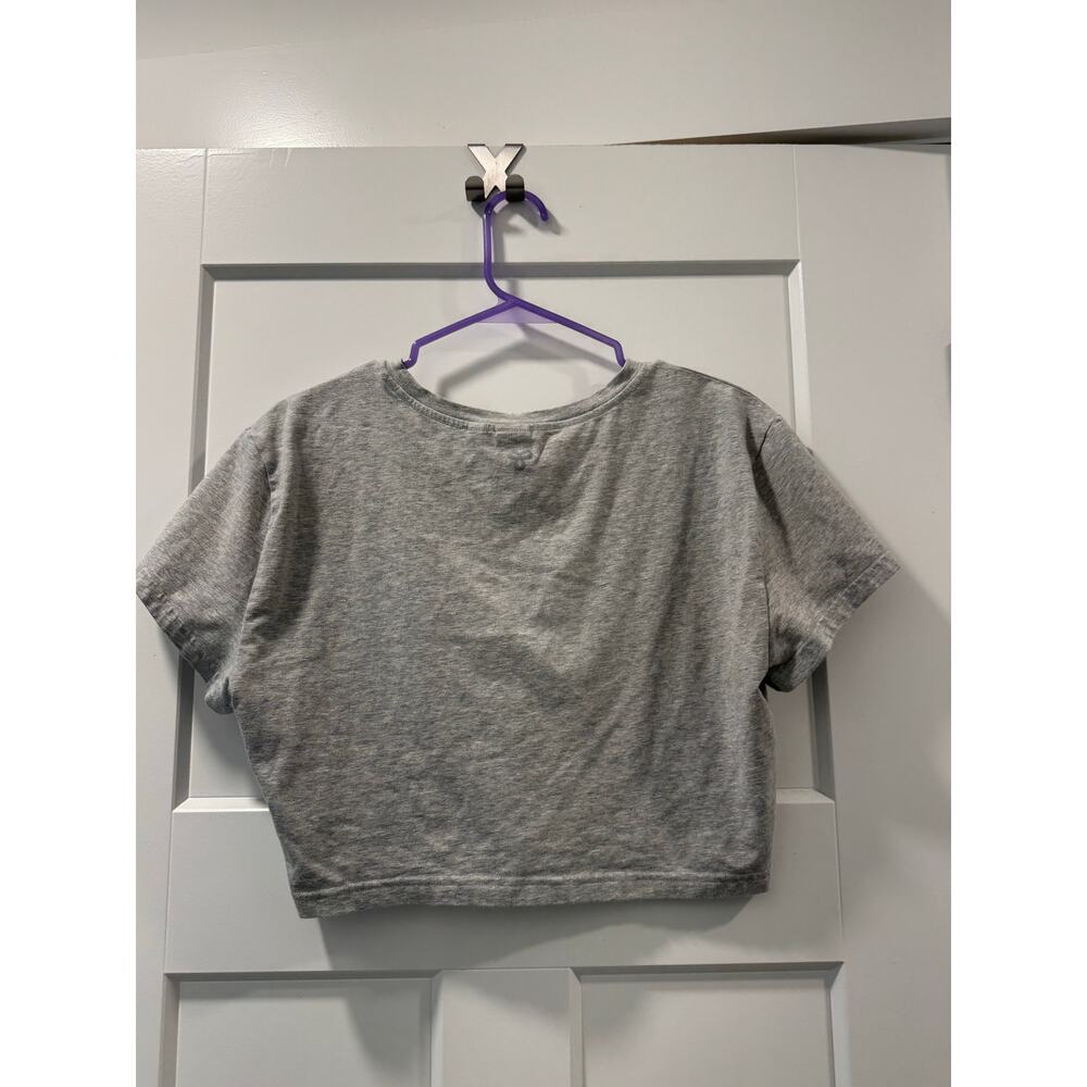 Aritzia TNA Grey  cropped fitted T-shirt XL